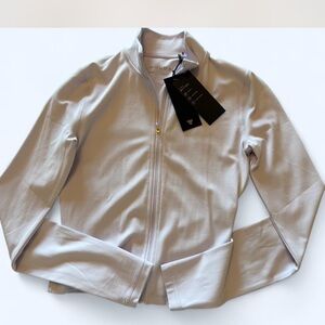 Aritzia Light Gray Bomber Jacket